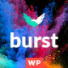 Burst – A Bold and Vibrant WordPress Theme