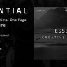 Essential - Responsive Minimal One Page WordPress Theme