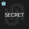 SECRET – Elegant & Minimal One-Page WordPress