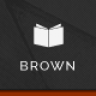 Brown – Responsive WordPress Theme for eBook