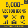 5,000+ Vector Icons SET 2 – WordPress